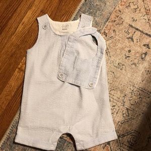 Baby Boy Seersucker Mud Pie Outfit